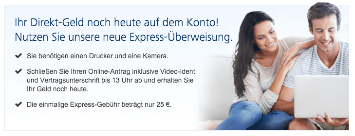 Direkt-Geld Konditionen