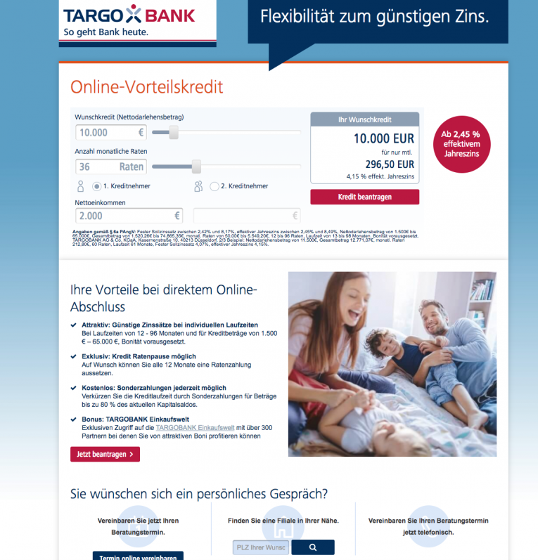 Targobank Wie Für Mich Gemacht Kredit Erfahrung TargoBank Vorteilkredit Alle Details zum Kredit auf einen Blick